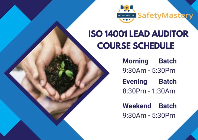 ISO 14001 Lead Auditor Course Schedule