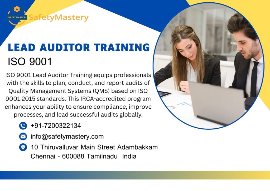 Lead Auditor Training ISO 9001